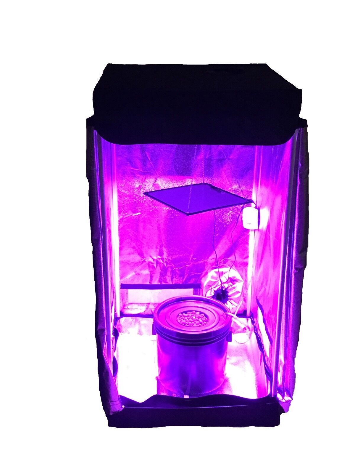 1 Site Hydroponic System Grow Room - Complete Grow Tent Kit DWC - LED Grow Light