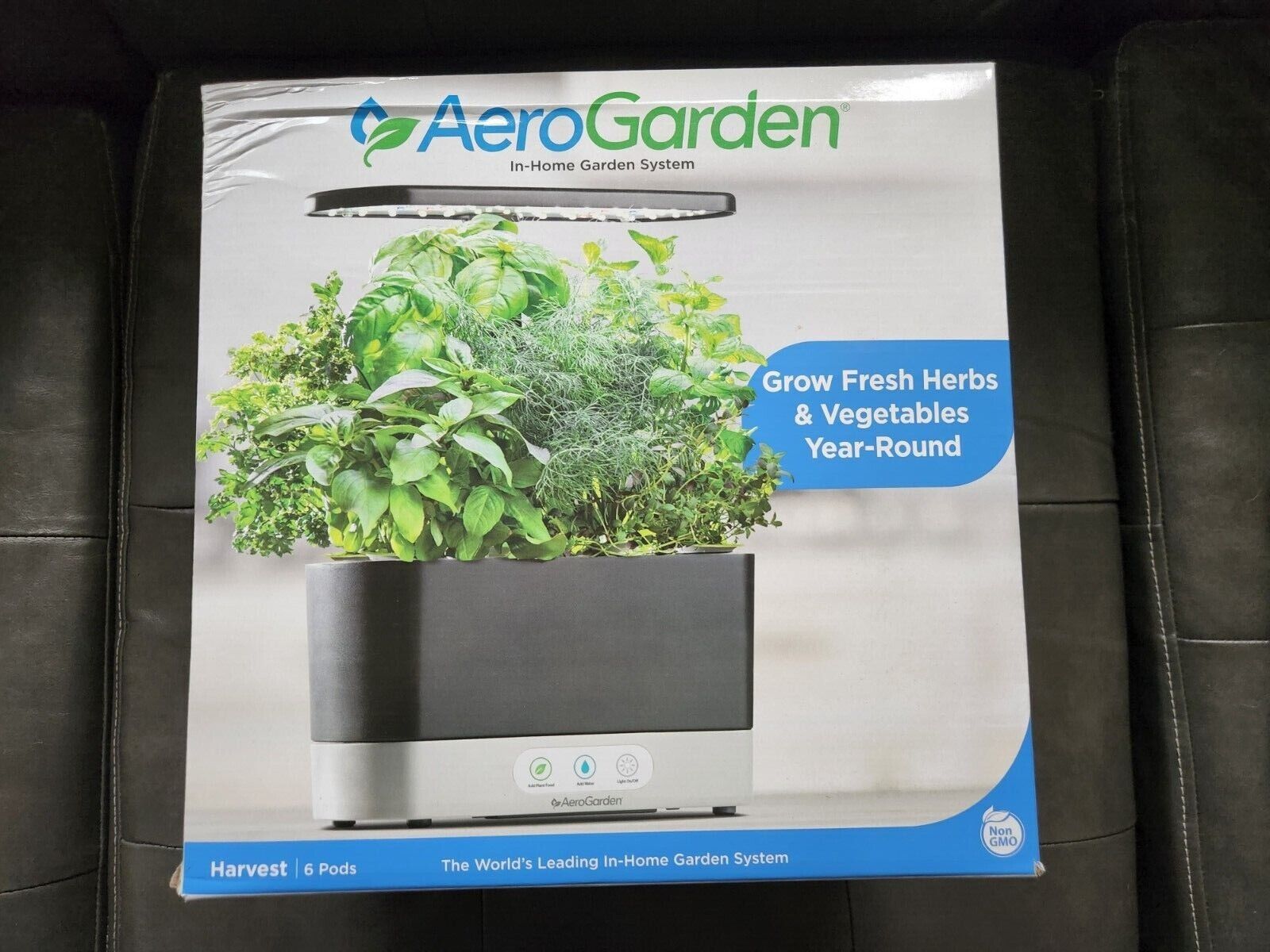 AeroGarden Harvest Indoor Garden 6 Pod  System + Seeds -  NEW