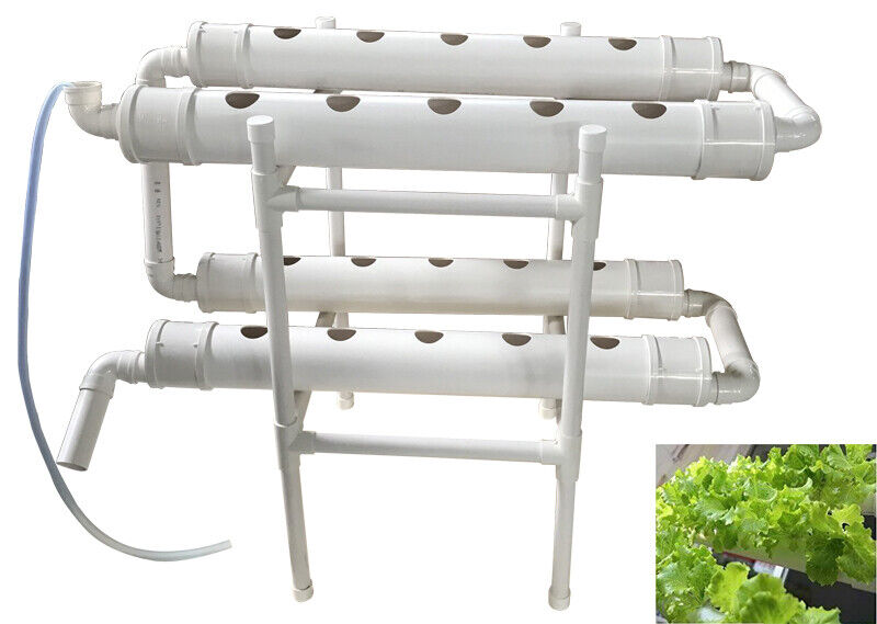 1 PC 20 Hole 2-Layer Hydroponic Site Grow Kit Water Culture Garden System Tool