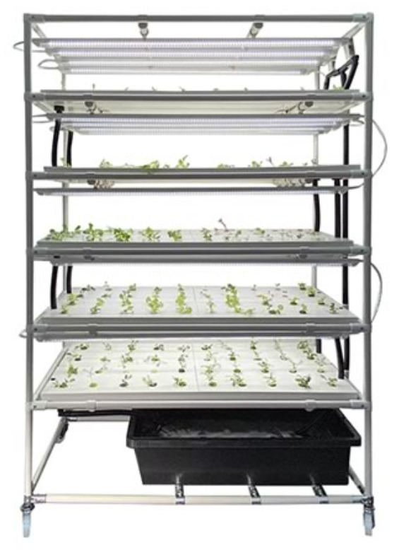Premium Hydroponic Indoor Grow System for business, 200 plants & dedicated tray