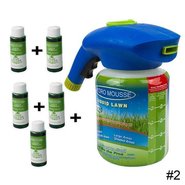 Gardening Seed Sprinkler Liquid Grass Spray Device Lawn Hydro Mousse Household