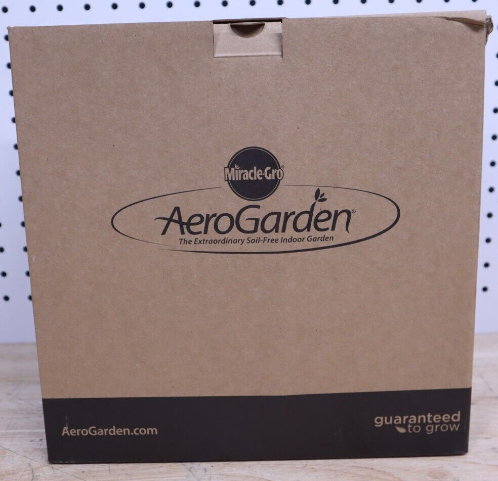 Nice New Open Box Black Miracle-Gro Aerogarden Indoor Aero Garden 100303-BLK USA