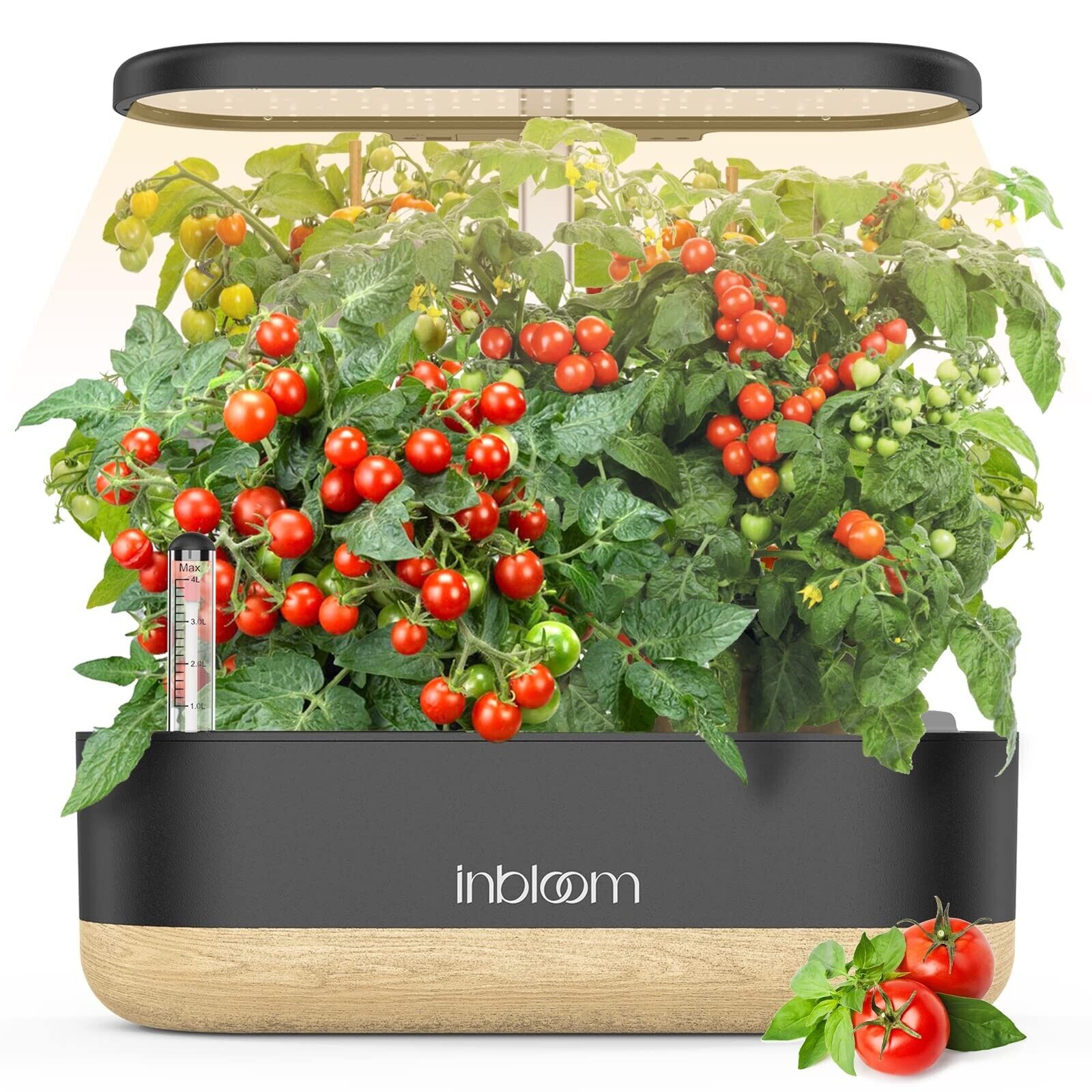 inbloom Hydroponics Growing System 10 Pods, Indoor Herb Garden with LEDs Full...