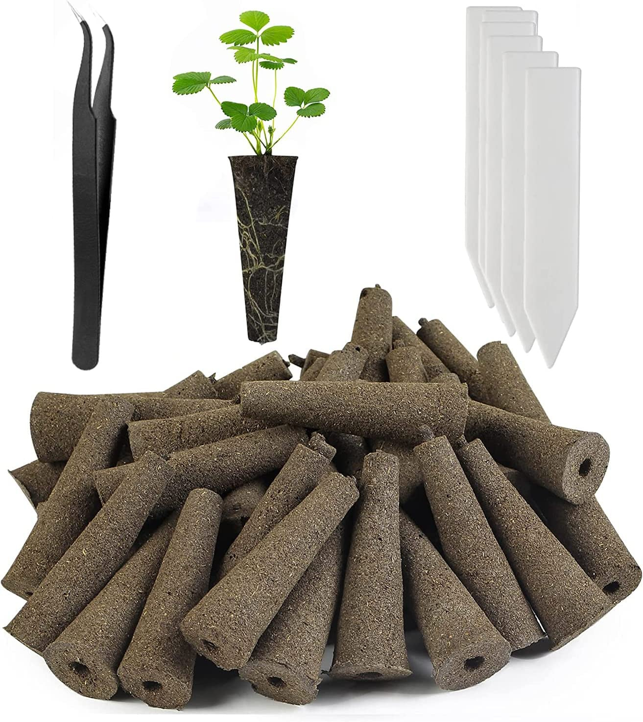 100 Pack Grow Sponges Replacement Root Growth Seed Pods for AeroGarden Seedling