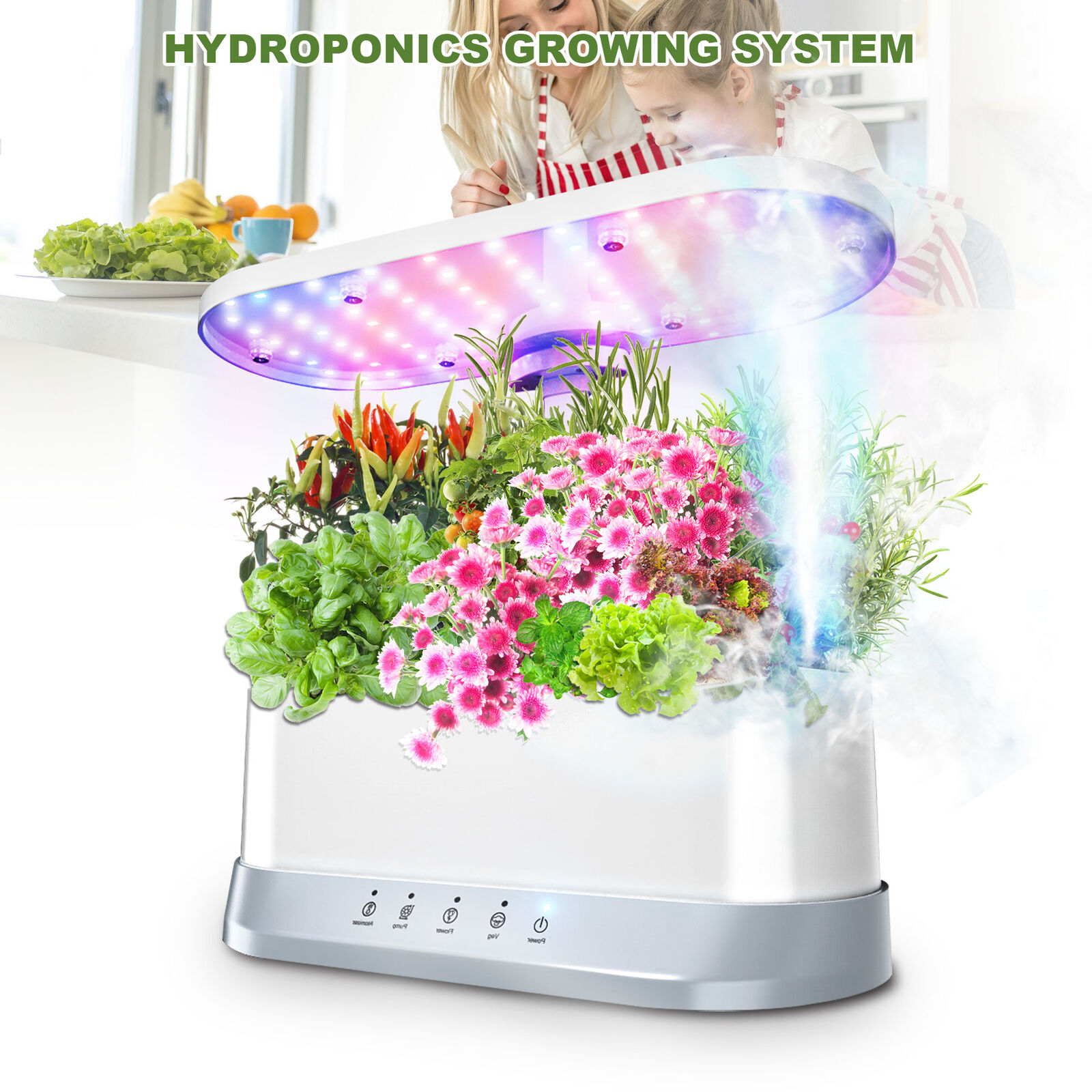 Hydroponics Growing System 11 Pods Indoor Height Adjustable Height perfect gift