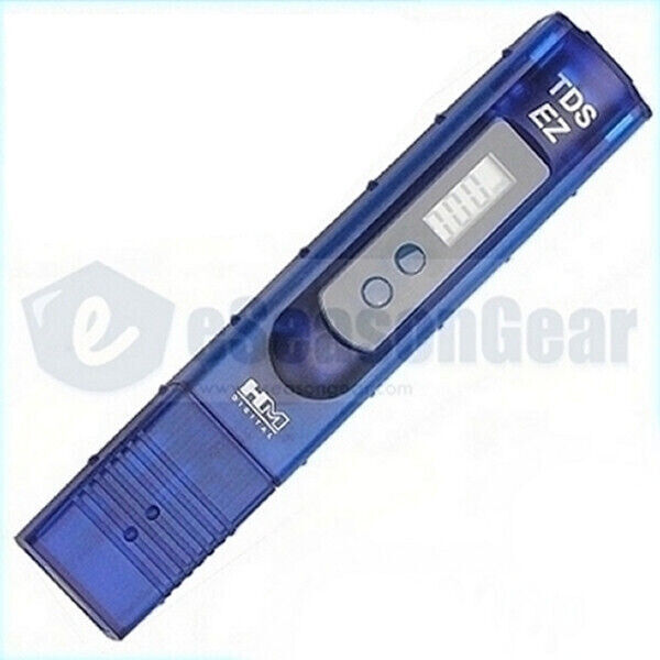 HM Digital TDS-EZ PPM Meter/Tester, Water Quality Purity Test Hydroponics Filter