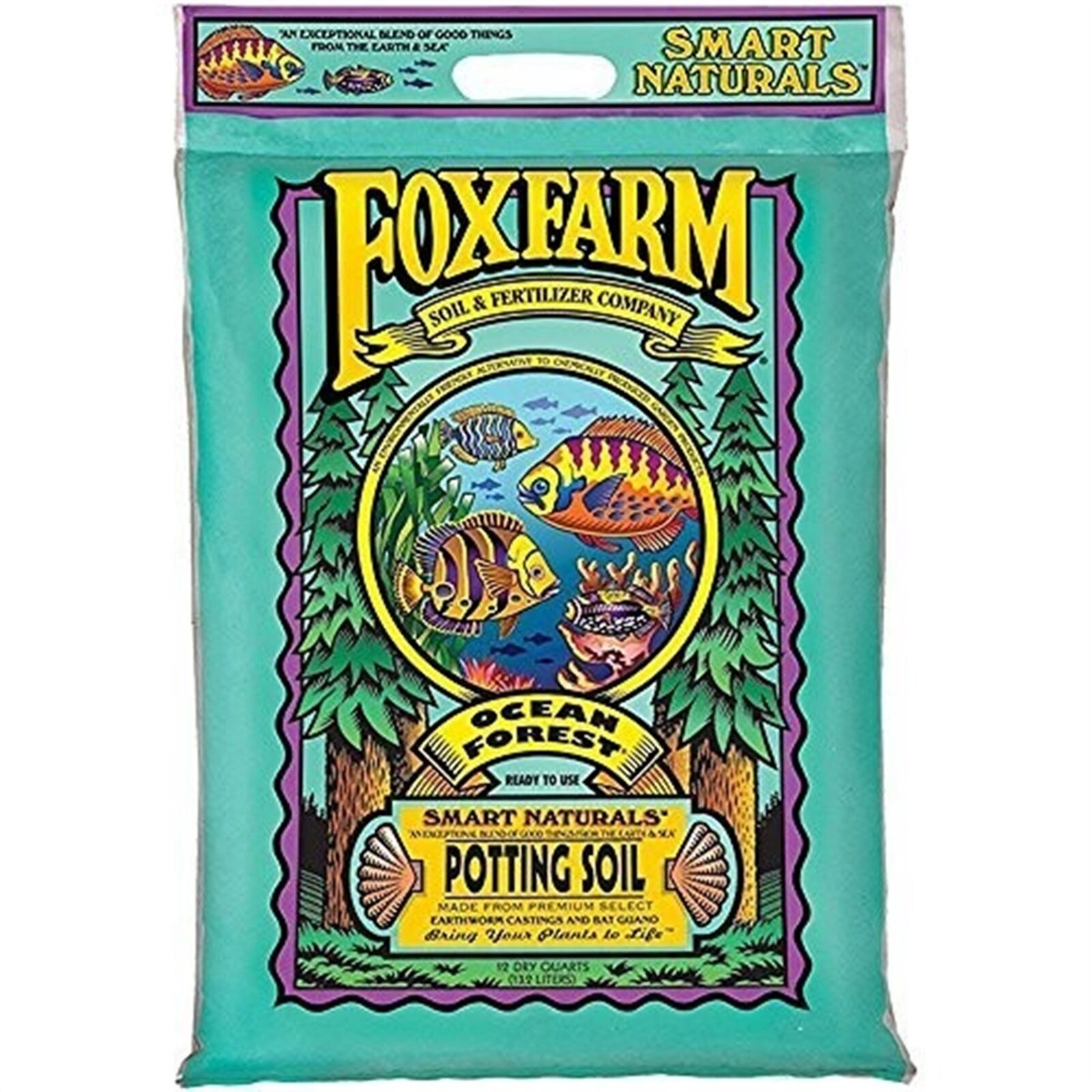 FoxFarm (#FX14053) Ocean Forest Potting Soil, 12-Quart (Pack of 1)