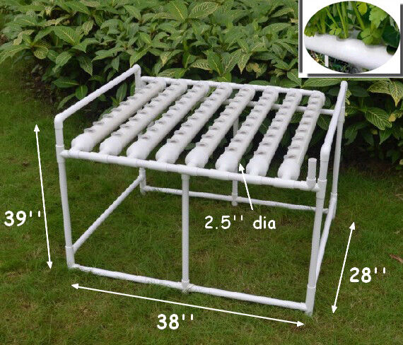 Hydroponic Grow Kit 72 Holes Garden System 110V Deep Water--Home Garden