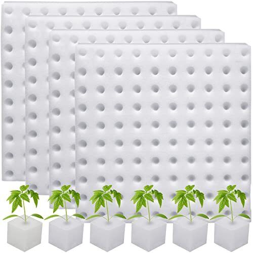 400 Pcs Hydroponic Sponges Planting Gardening Tool Soilless Cultivation Seedl...