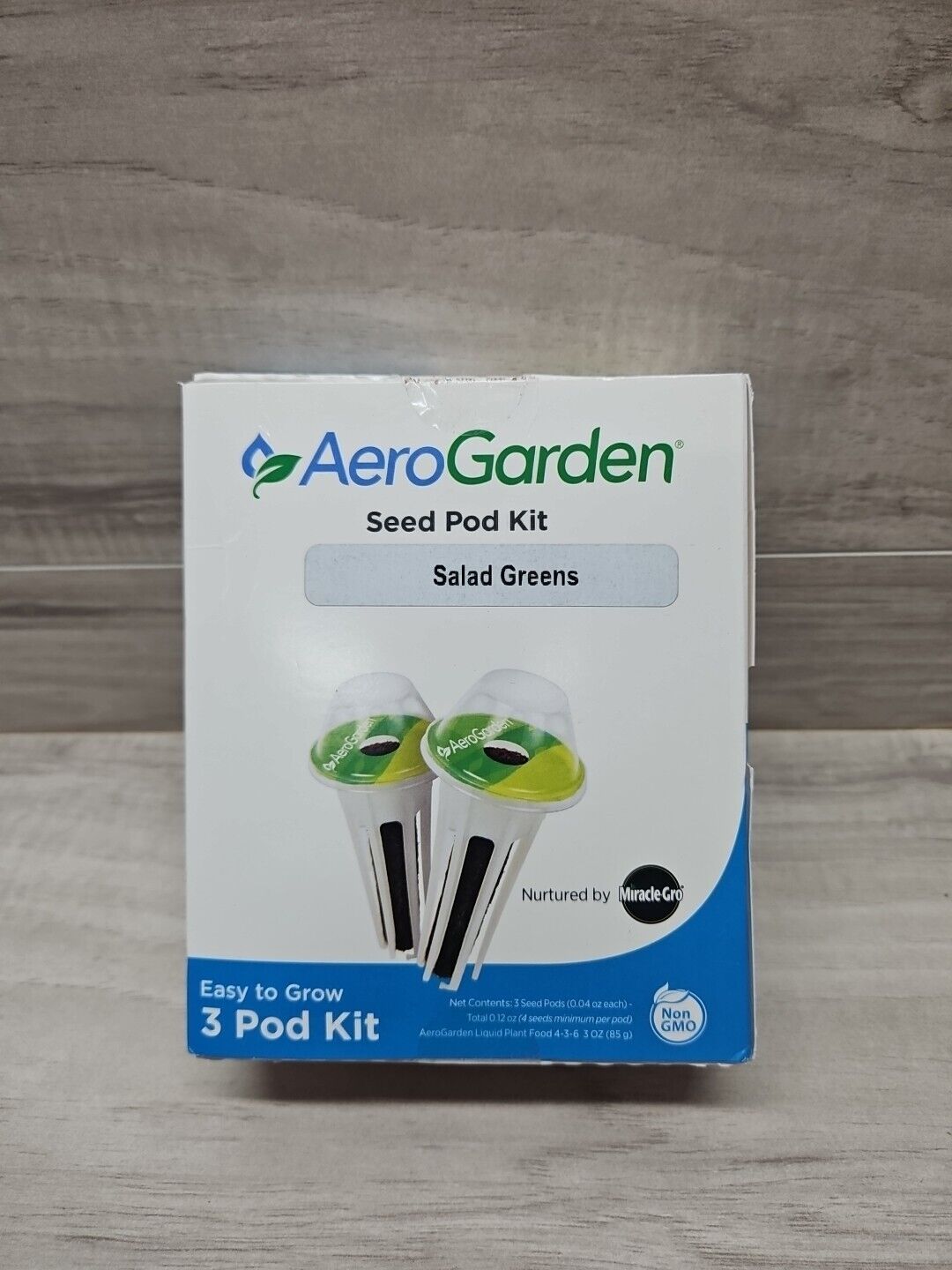  AeroGarden Salad Greens Seed 3 Pod Kit NEW SEALED sell by 04/2024