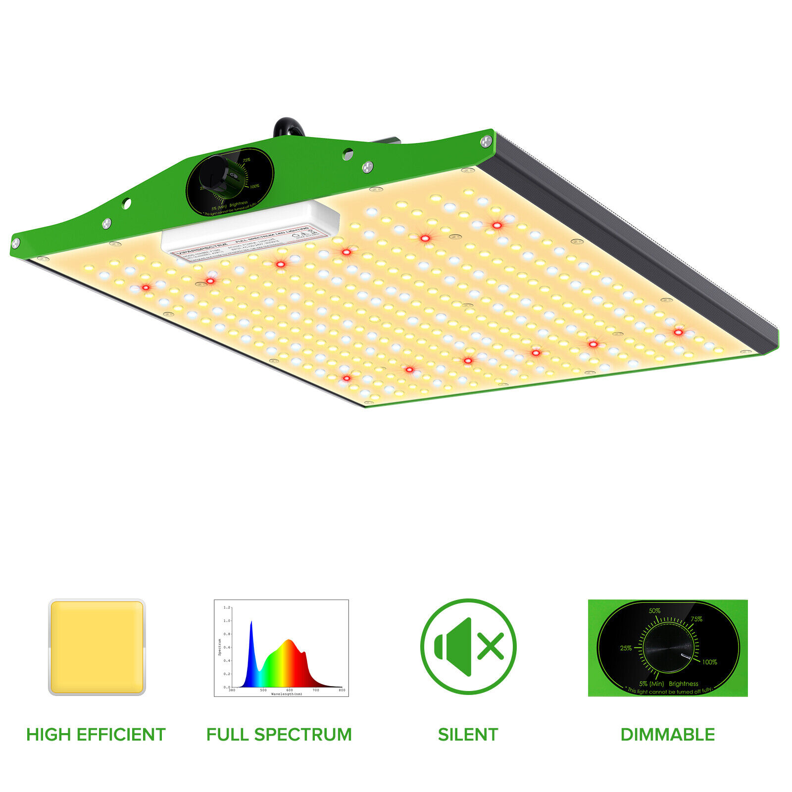 VIPARSPECTRA P1000 LED Grow Lights for Indoor Plants Veg Bloom Replace HPS HID