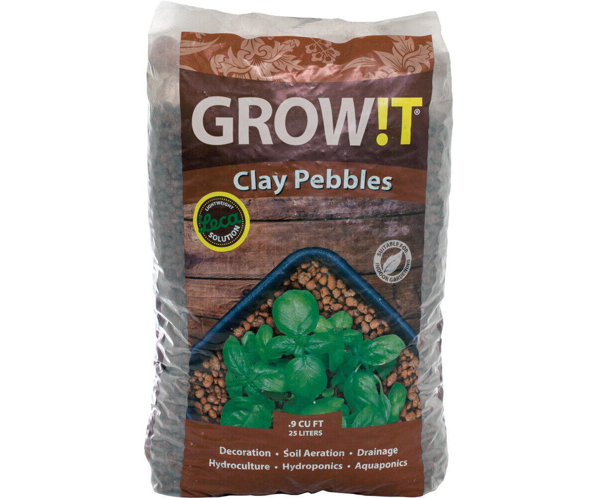 GROWT Clay Pebbles, 25 L