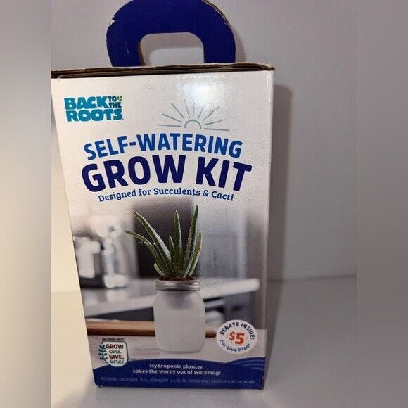 Back to the roots self watering grow kit design for succulents and cacti