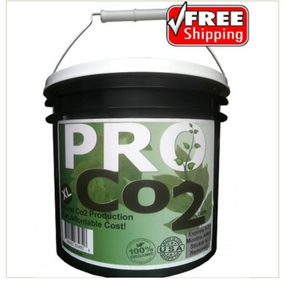 Pro Co2 Generator System Fast Hydro Grow Plants For Tent Box Extra Large Bucket