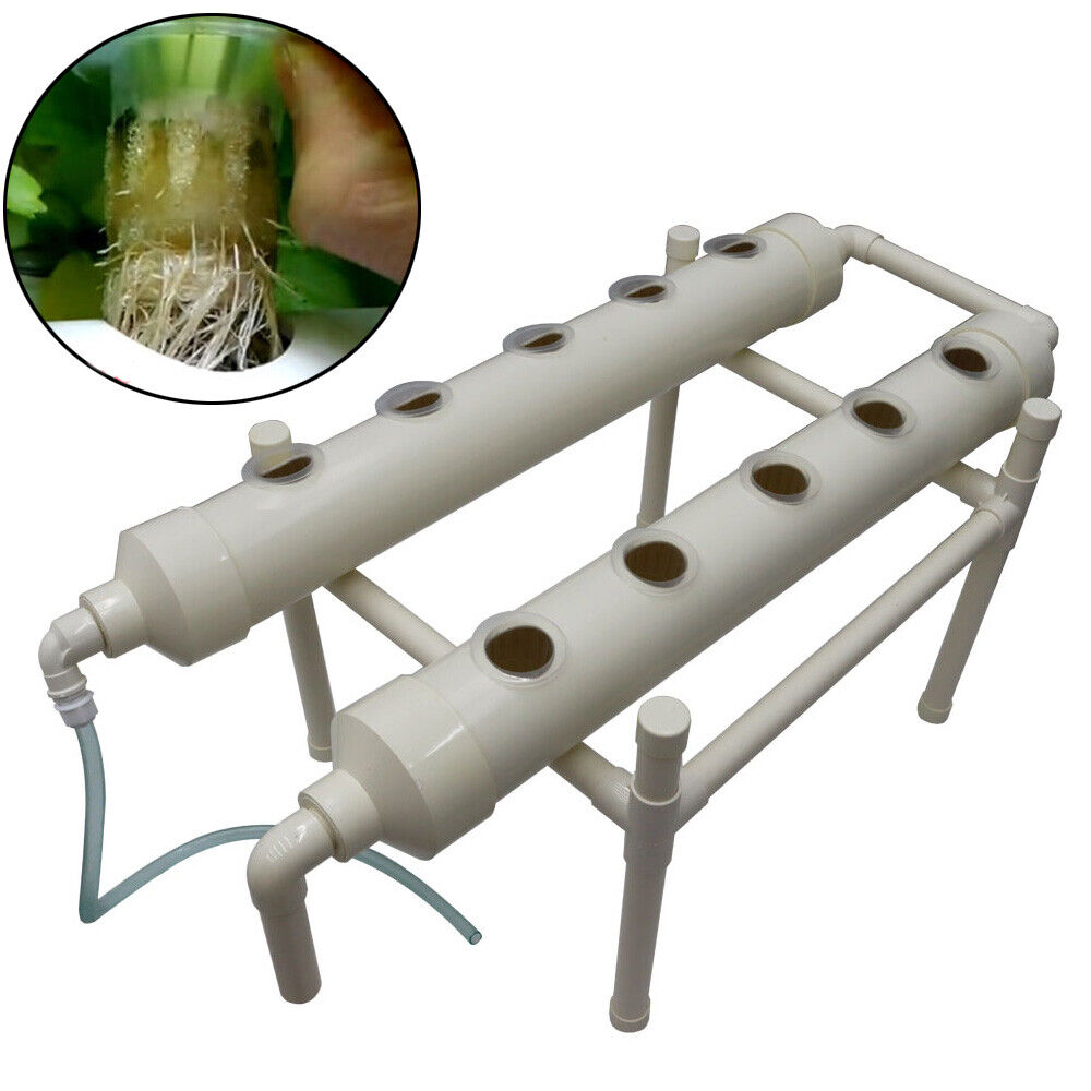 10 Sites Hydroponic Site Grow Kit Large Vegetable Fruit Growing Balcony Tool