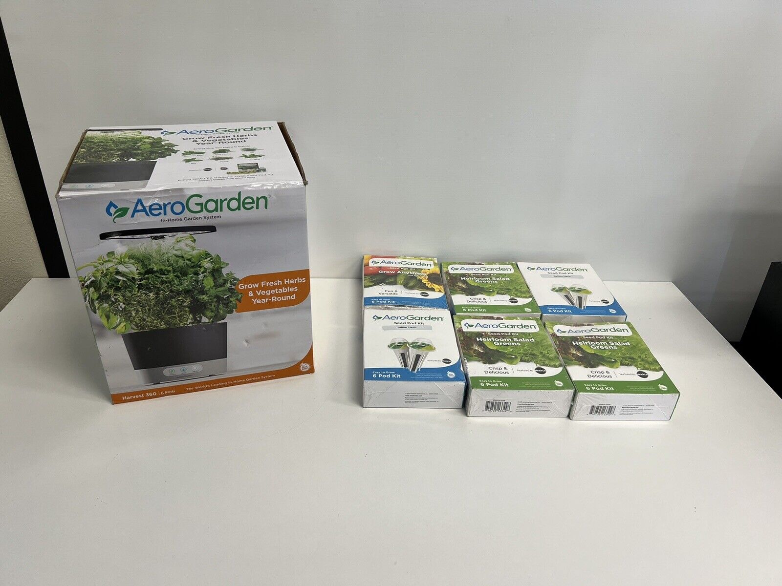 AeroGarden Harvest 360 Indoor Garden Hydroponic System New In Box