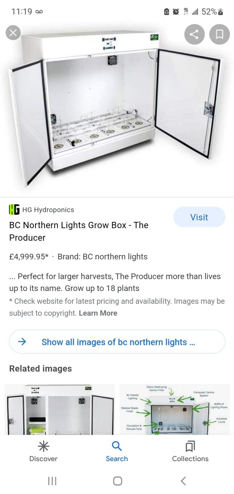 bc northern lights producer grow box