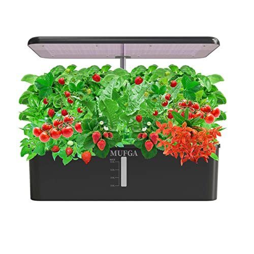 Hydroponics Growing System Herb Garden - 18 Pods Indoor Gardening System with...