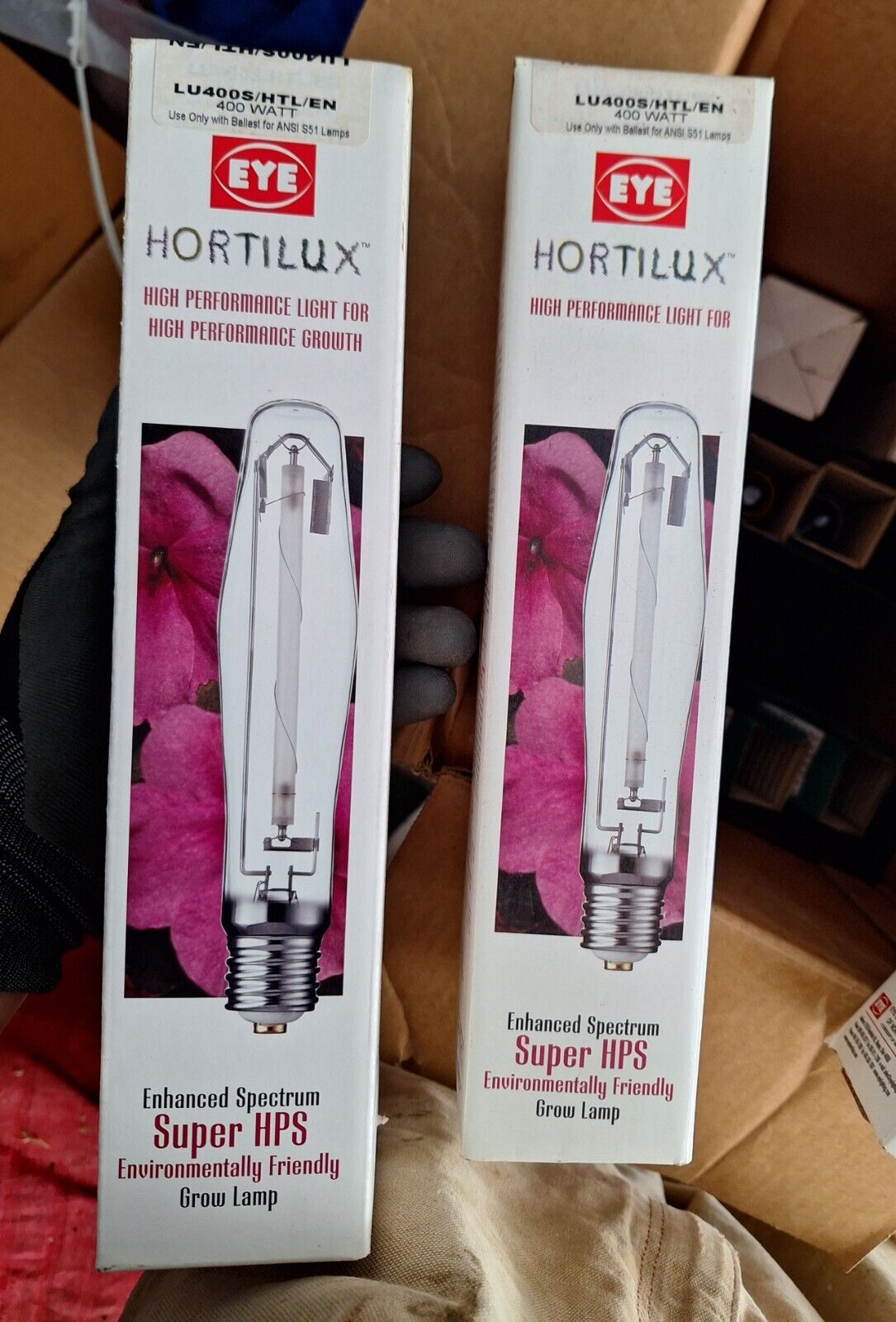 Hortilux 400 watt Super HPS Grow Lamp. New, Never Used