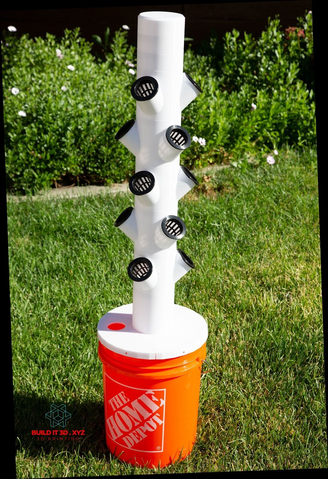 Complete Hydroponic tower - 2-way for 10 cups. Complete hydroponic tower.