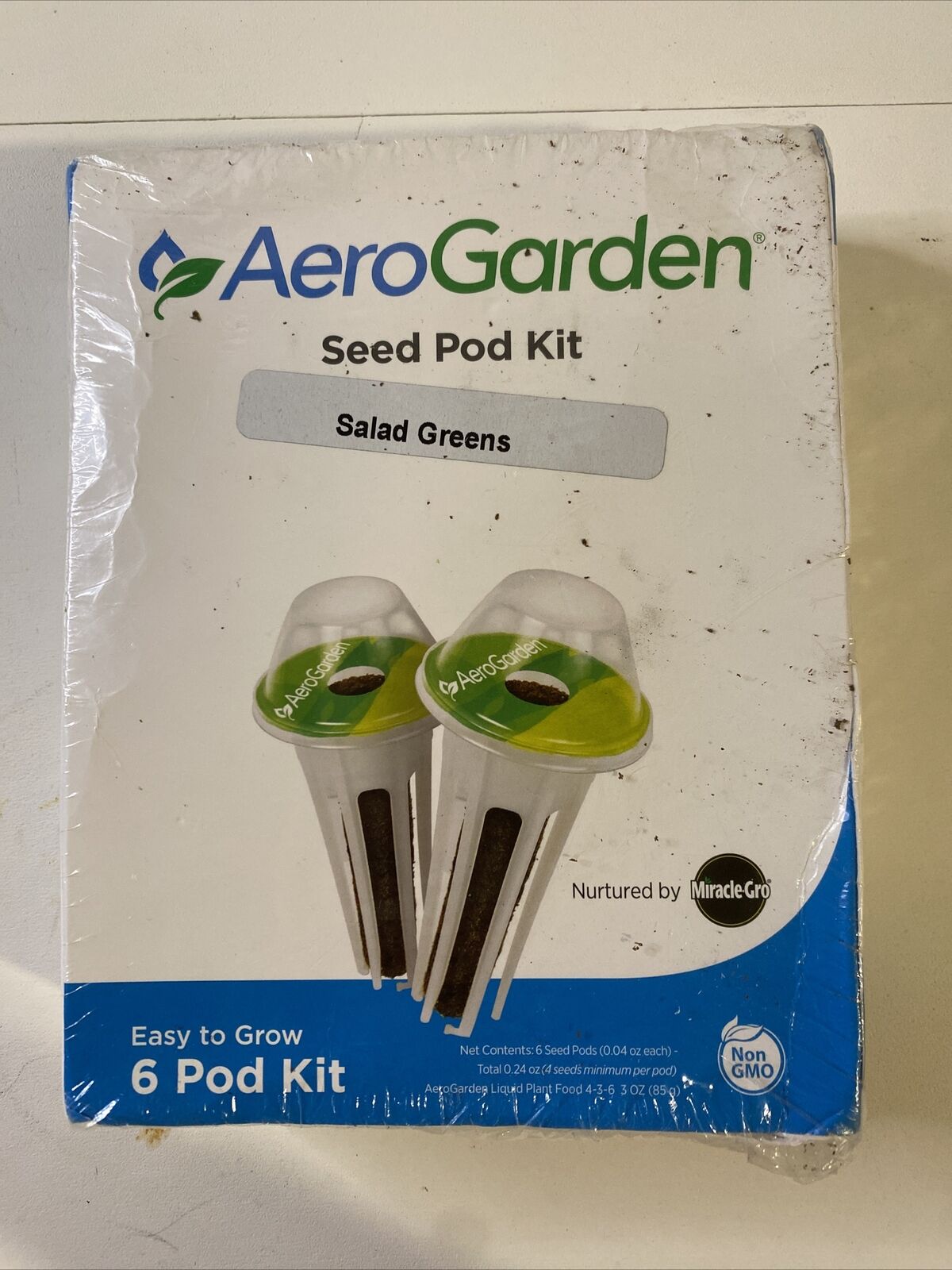 2pack AeroGarden Salad Greens Seed 6 Pod Kit NEW SEALED sell by 01/2023