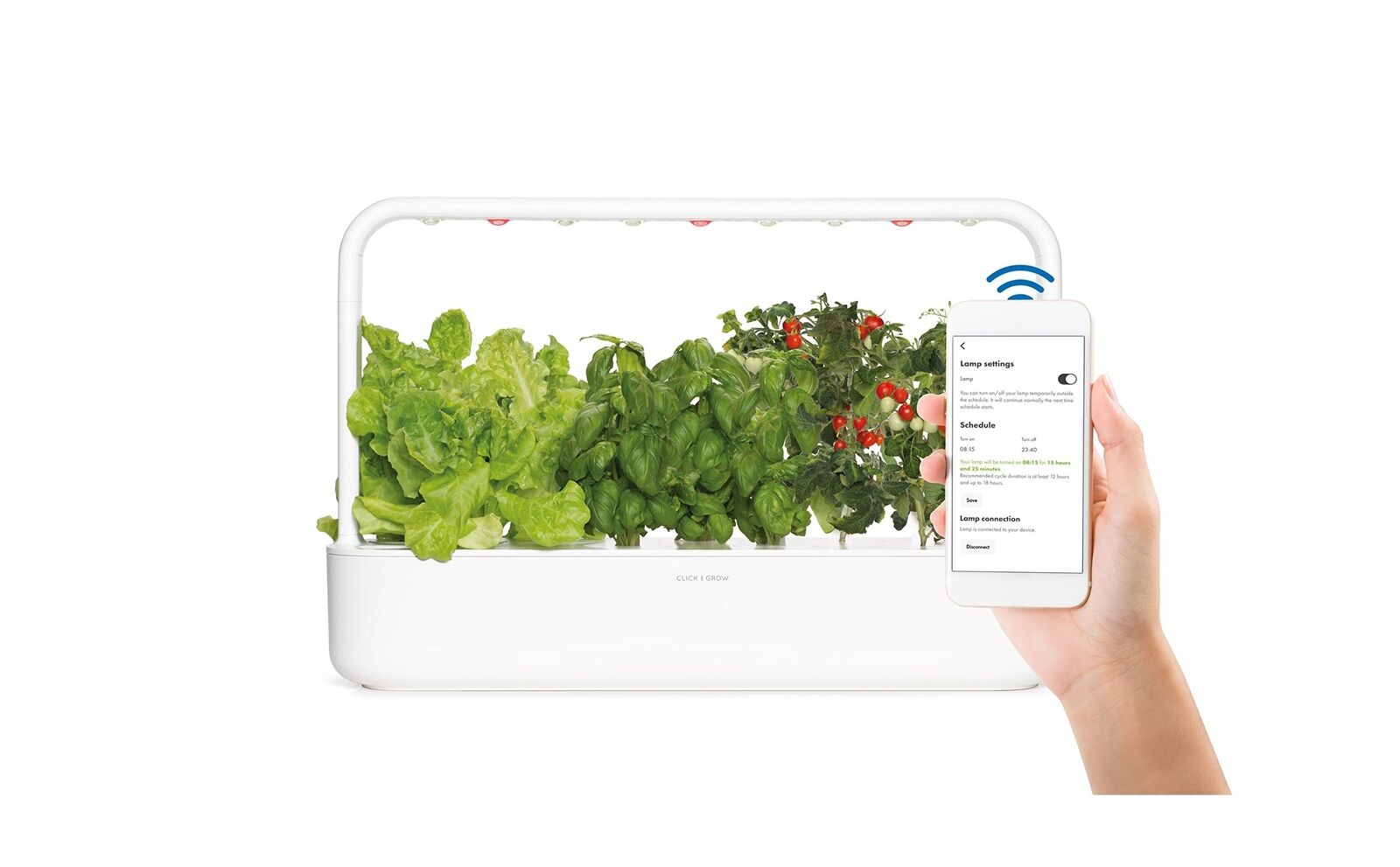 Click and Grow Smart Garden 9 PRO w/Bluetooth | App and Touch Controlled Indo...