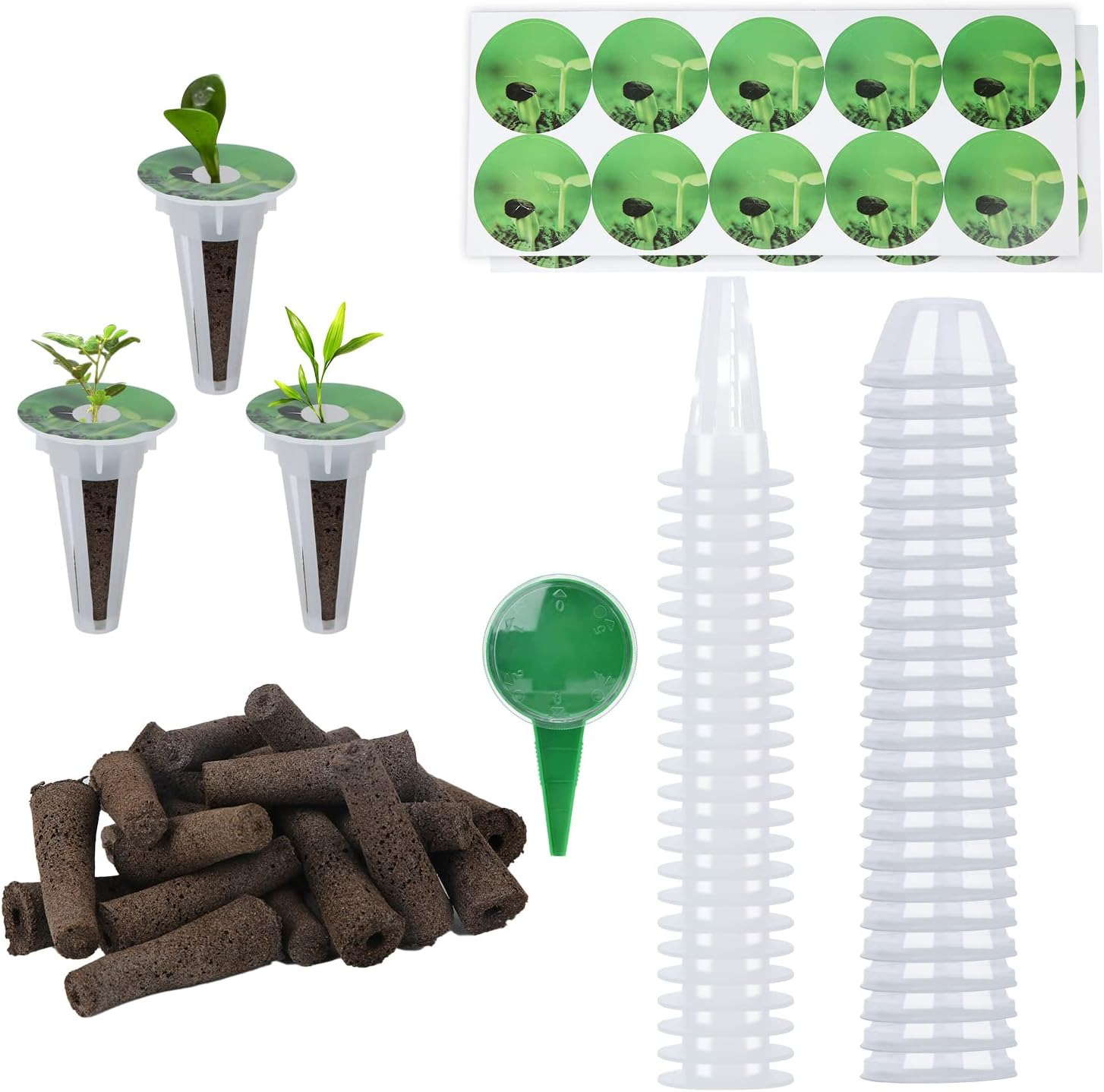 24 Sets Seed Pod Kit for Aerogarden, Grow Plants for Indoors for Hydroponic Grow