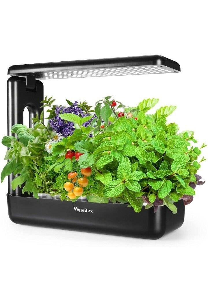 VegeBox 12 Pods Hydroponics Growing System Indoor Herb Garden Kit with Grow L...