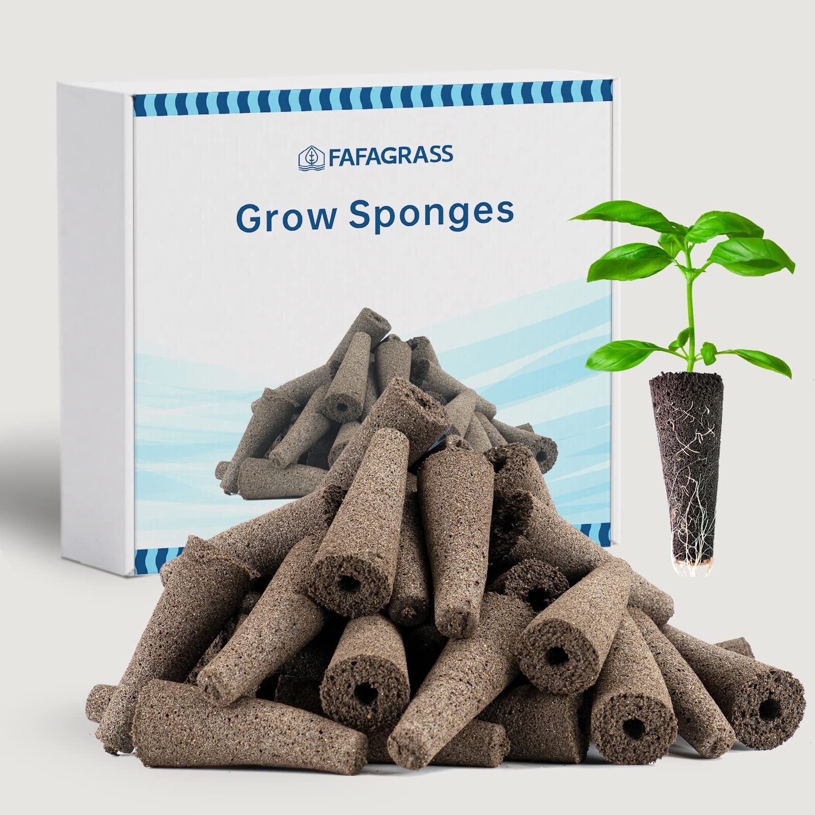 Grow Sponges 30 Pcs Replacement for Indoor Garden, Eco-Friendly Seed Pods for...