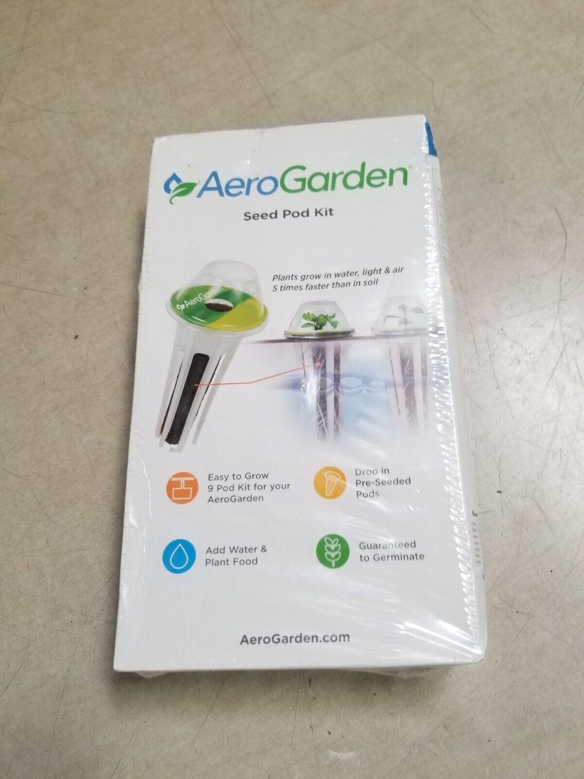AeroGarden 809507-0208 Green Indoor Herb Seed Liquid Pod Kit 9 Pod Kit