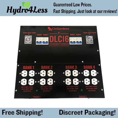 DLC Lighting Controller 16 Outlet 240V Dual Triggers Light Commercial HID Switch
