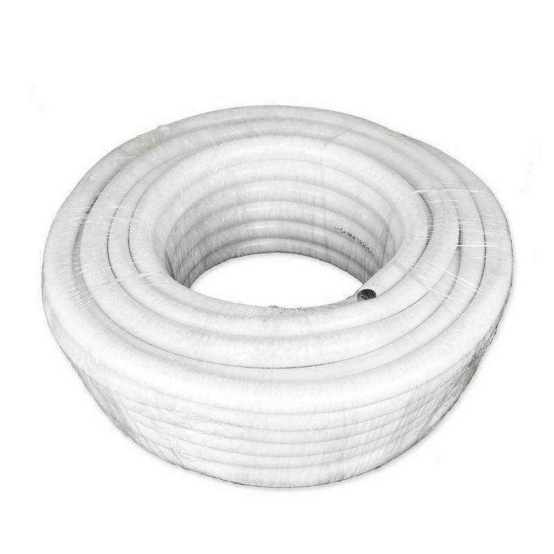  White Soft Poly Hose - 6mm - 30M Roll - Keeps Nutrient Cool