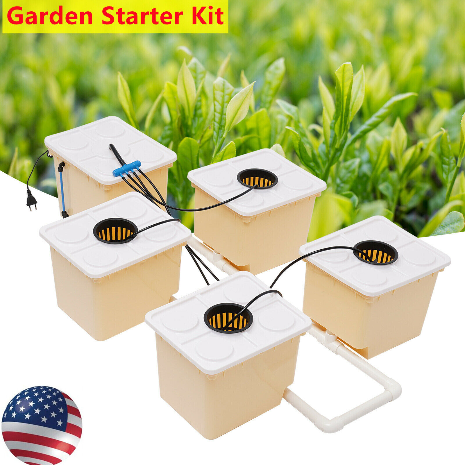 Hydroponics Clone Vegetable Hydroponic Site Grow Kit Garden Plant System 