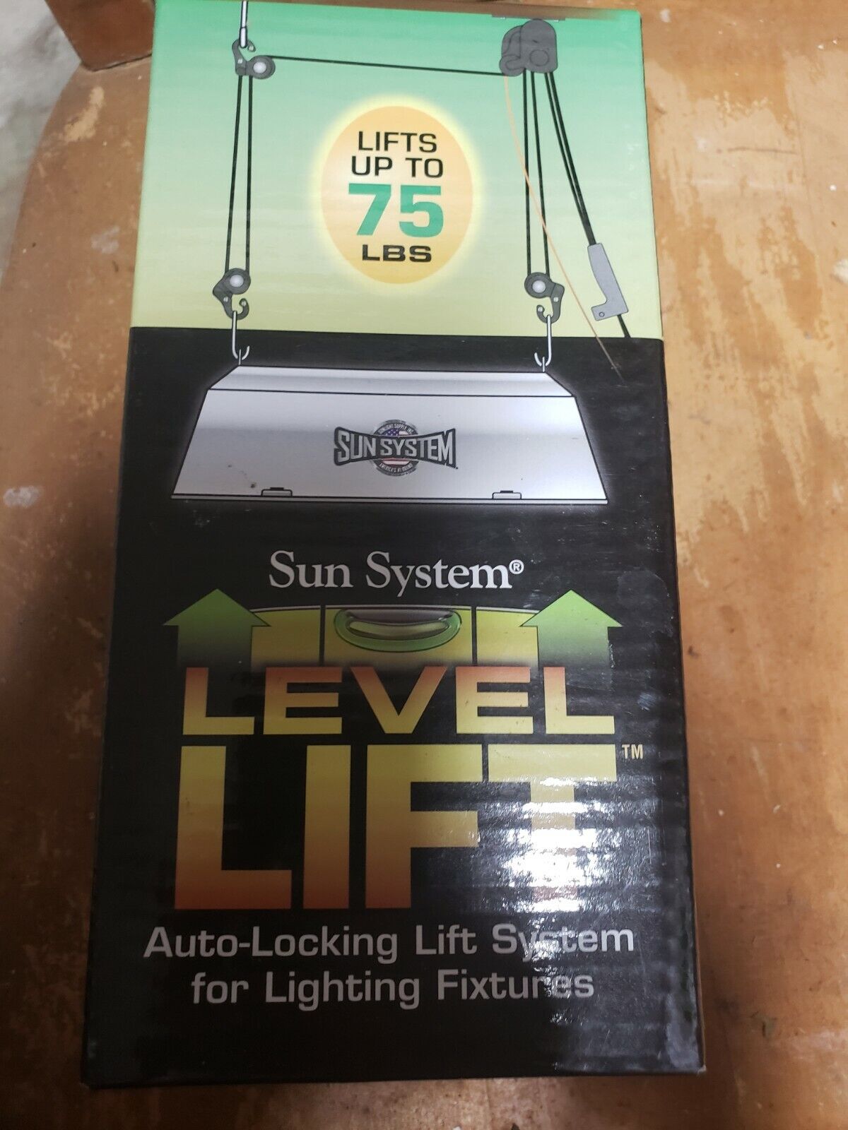 qty 6 Sun System Level Lift Grow Light 1 Rope 2 Hanger 