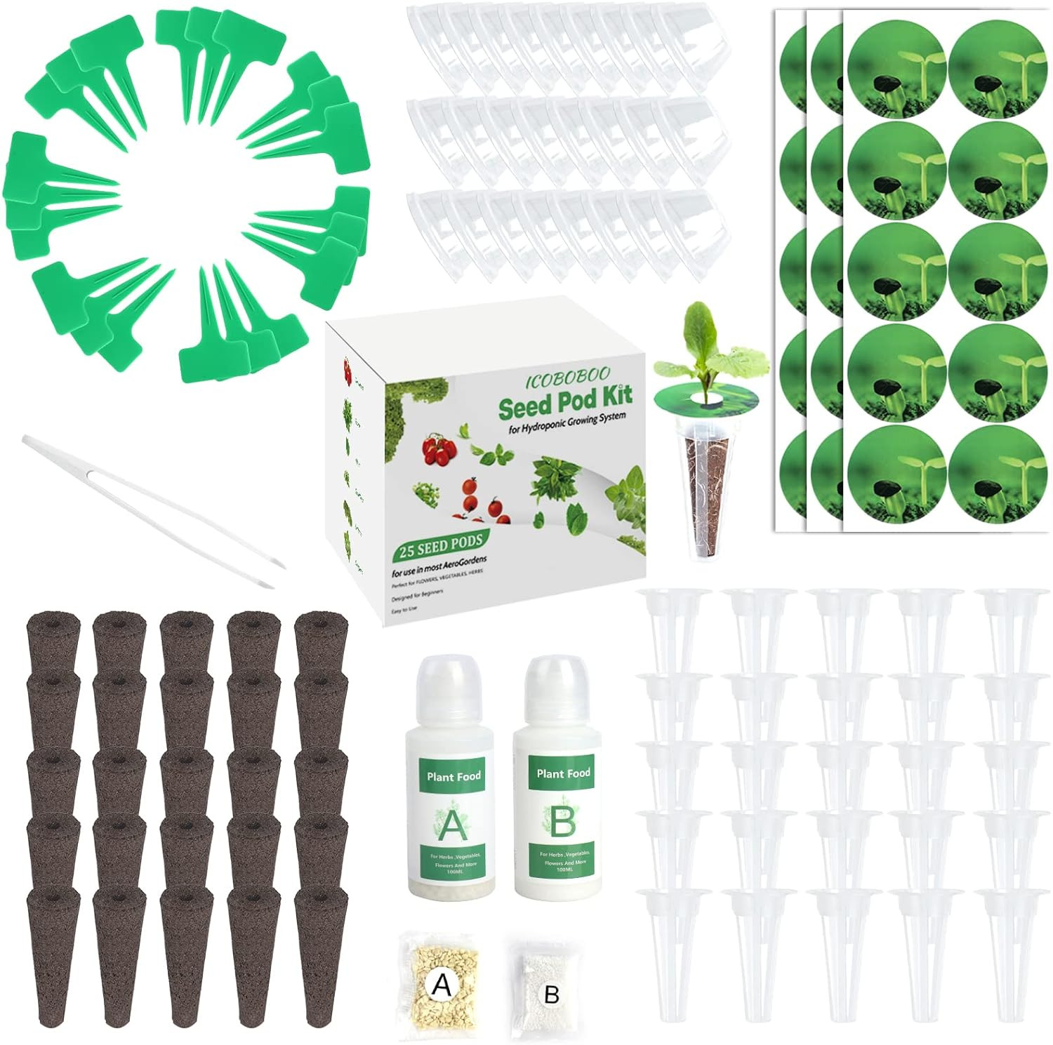 Efill Seed Pod Kit for Aerogarden & Other Hydroponic Systems