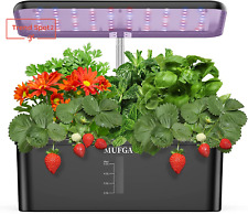Herb Garden Hydroponics Growing System -  12 Pods Indoor Gardening System with L picture