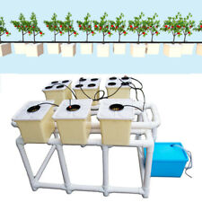 6 Pots Hydroponics Drip Growing System 15 Sites Dutch Buckets DWC System picture