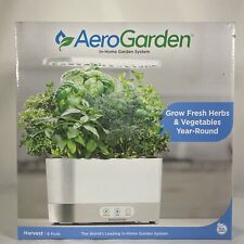 New Aero Garden Harvest 6 Pod Hydroponic Home Garden System And Seed Pot Kit picture