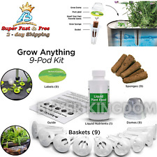 Grow Seed Pod Starter Set With Sponge For 9 Pod Aerogarden System Refill Pack picture