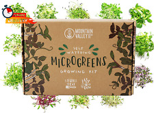 Self Watering Indoor Microgreens Kit - Complete Soil Microgreens Growing Kit for picture
