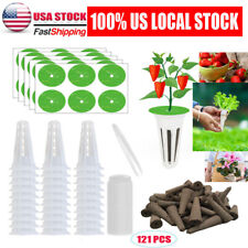 121pcs Seed Pod Kit Hydroponics Garden Accessories Grow Anything Kit Sponge Dome picture