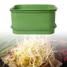 Set of 3 Bean Sprouts Tray Growing Kit Durable Stackable Lightweight picture