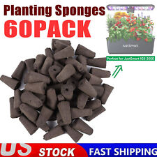 60 Pack Hydroponic Grow Sponges, Seed Kit Pods Replacement Root Growth Sponges  picture