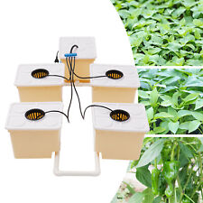 Garden Deep Water Culture DWC Hydroponic Grow System Kit 5 Round Bucket with Lid picture