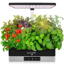 Serenelife Smart Indoor Garden-Indoor Herb Garden w/ LED Grow Lights Panel-Black picture