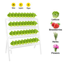 Hydroponics Growing System 36 Plant Sites 4 Layers PVC Indoor Planting Kit picture