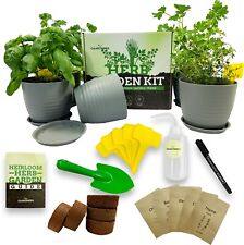 Indoor Herb Starter Kit-5 Seeds pack-Basil, Cilantro, Chives, Parsley, Thyme picture