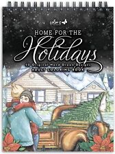ColorIt Home for The Holidays Christmas Coloring Book for Adults, 50 Sheets picture