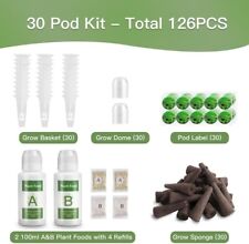 126 pcs Seed Pod Kit Hydroponics Grow Anything Kit Solid Nutrient Plant Foods picture