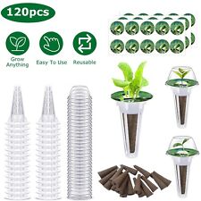 30PACK Replacement Grow Baskets Hydroponics Seed Pod Sponge Plant Containers picture